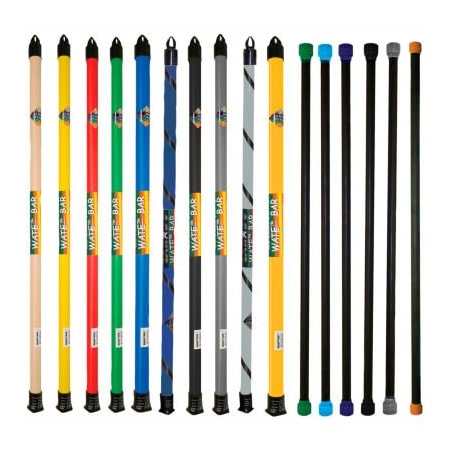 Fabrication Enterprises CanDo Slim WaTE Exercise Weight Bar, 16 Piece Set 10-1622